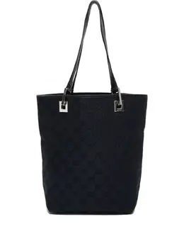 Gucci Pre-Owned: Чёрная сумка-шоппер 