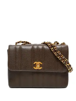 CHANEL Pre-Owned: Коричневая сумка 