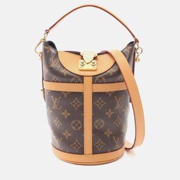 Louis Vuitton: Коричневая сумка 