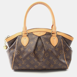 Louis Vuitton: Коричневая сумка 