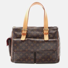 Louis Vuitton: Коричневая сумка  Multipli Cite