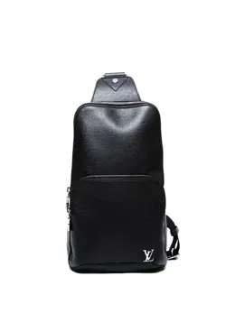 Louis Vuitton Pre-Owned: Чёрный рюкзак 