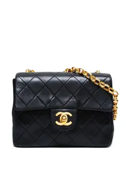 CHANEL Pre-Owned: Чёрная сумка 