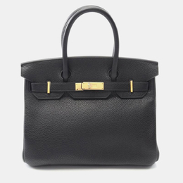 Hermes: Чёрная сумка  Birkin 30