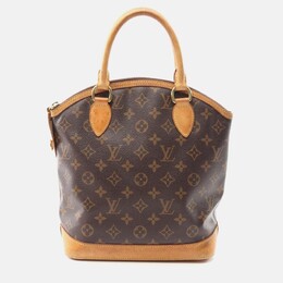 Louis Vuitton: Коричневая сумка  Lockit