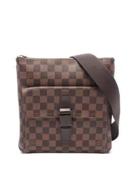 Louis Vuitton Pre-Owned: Коричневая сумка через плечо 