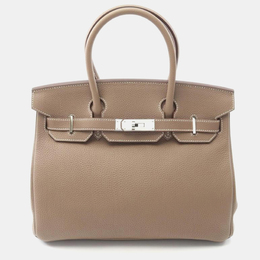 Hermes: Серая сумка  Birkin 30