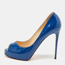 Christian Louboutin: Голубые босоножки 
