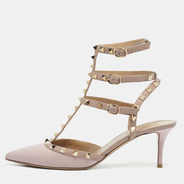 Valentino: Розовые туфли  Rockstud