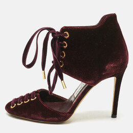 Jimmy Choo: Бордовые туфли  Mari