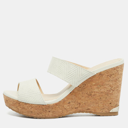 Jimmy Choo: Белые сандалии 