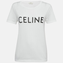 Celine: Белая футболка 