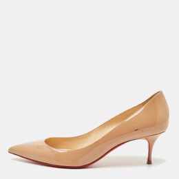 Christian Louboutin: Бежевые туфли 