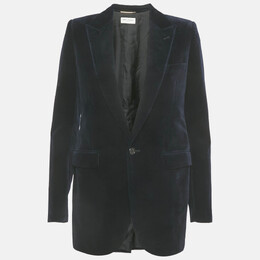 Saint Laurent Paris: Синий жакет 
