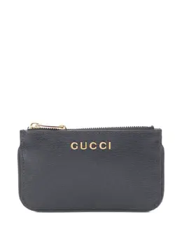 Gucci Pre-Owned: Чёрный кошелёк 
