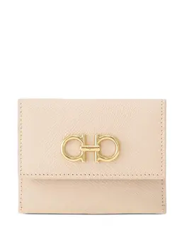 Ferragamo: Розовый картхолдер  Gancini
