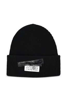 MM6 Maison Margiela: Чёрная шапка 