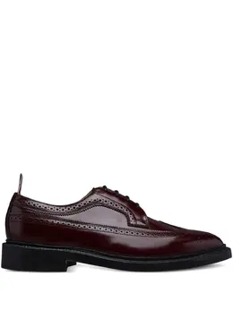Thom Browne: Бордовые туфли 
