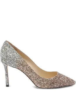 Jimmy Choo: Серебристые туфли  Romy