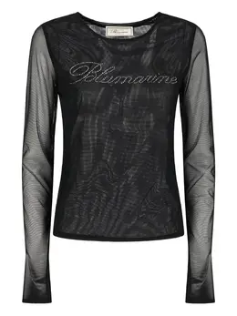 Blumarine: Футболка из фатина 