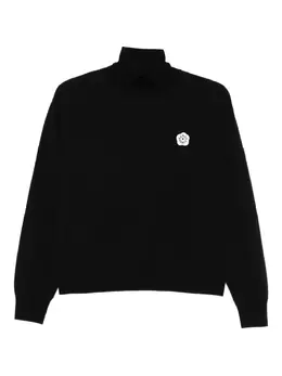Kenzo: Свитер с цветочным принтом 