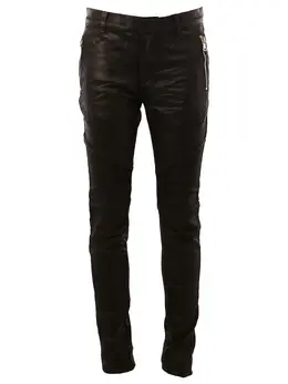 Balmain: Чёрные джинсы  Biker