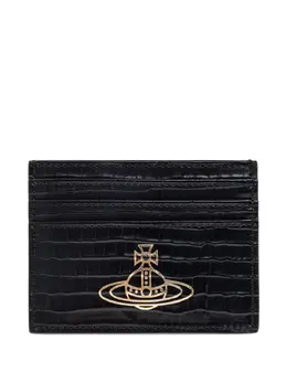 Vivienne Westwood: Чёрный картхолдер  Orb