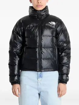 The North Face: Чёрная куртка  Nuptse