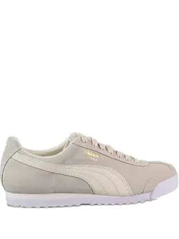 PUMA: Белые кроссовки  Suede