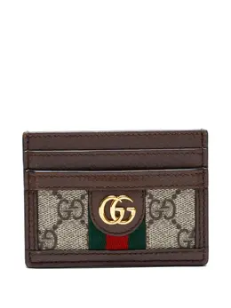 Gucci Pre-Owned: Коричневый картхолдер 