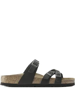 Birkenstock: Чёрные сандалии 