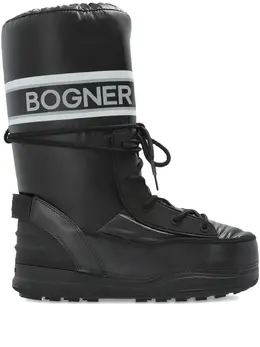 BOGNER: Чёрные ботинки 