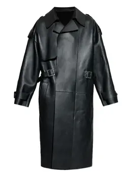 DSQUARED2: Кожаное пальто 