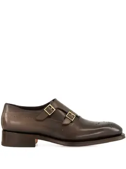Santoni: Коричневые туфли 