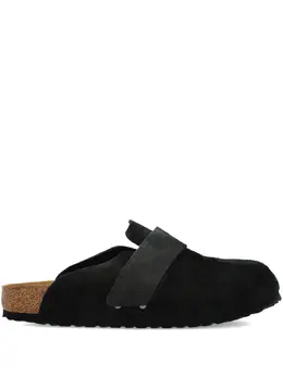 Birkenstock: Чёрные сабо 