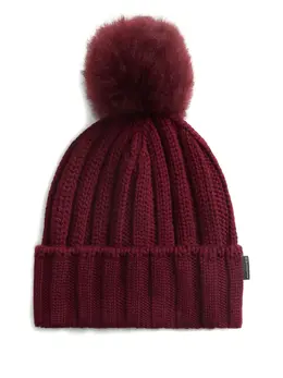Woolrich: Бордовая шапка 