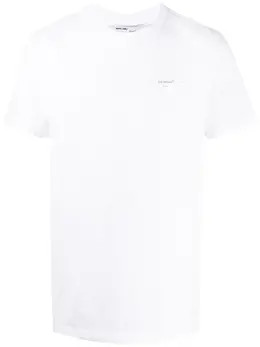 Off-White: Футболка с принтом 