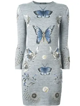 Alexander McQueen: Жаккардовое платье 