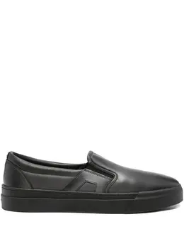 Santoni: Чёрные туфли 