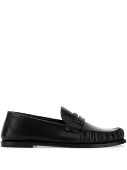Saint Laurent: Чёрные лоферы 