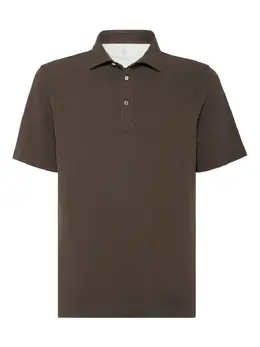 Brunello Cucinelli: Коричневое поло 