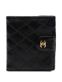 CHANEL Pre-Owned: Чёрный кошелёк 