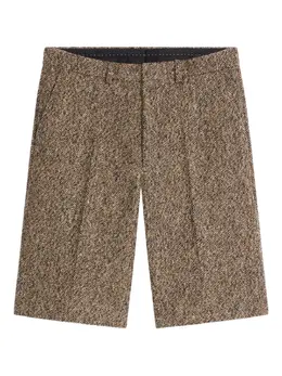 DRIES VAN NOTEN: Коричневые шорты 