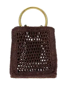 Chloé: Коричневая сумка-шоппер 