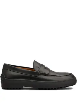 Tod's: Чёрные туфли  Gommino