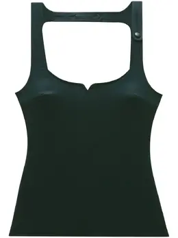 Courrèges: Атласный топ 