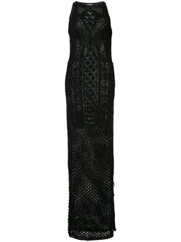 Balmain: Длинное платье 