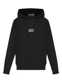 Versace Jeans Couture: Чёрная толстовка 