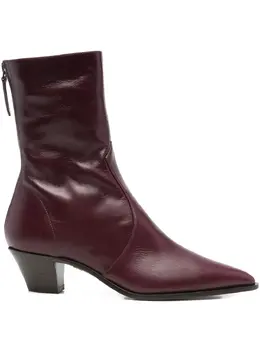 Aquazzura: Бордовые ботинки 