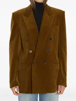 Saint Laurent: Двубортный жакет 